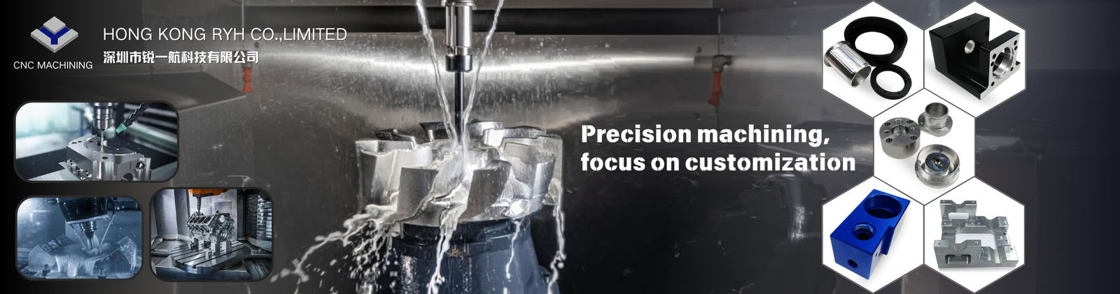 CNC die Metaaldelen machinaal bewerken