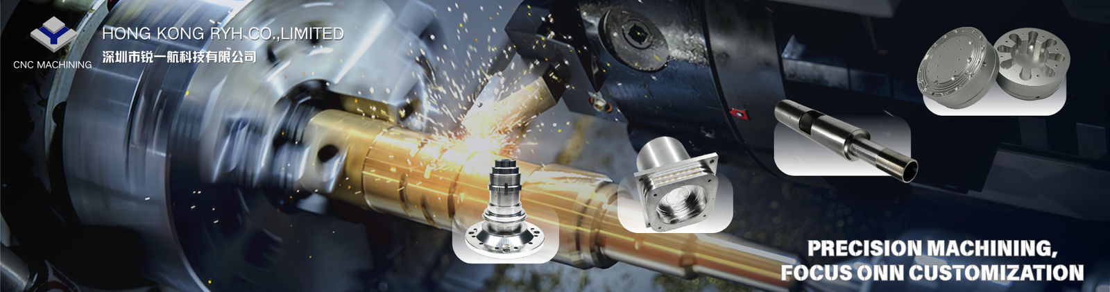 Cnc die draaiende delen machinaal bewerken