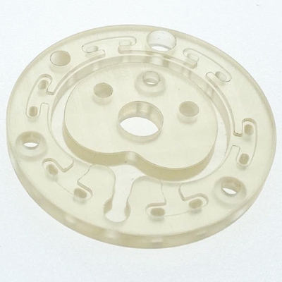 Douane Gele PPSU Polysulfone die CNC Draaiende Malenprecisie machinaal bewerken