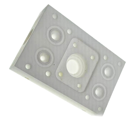 Douane ptfe die CNC 0.05mm machinaal bewerken die oppoetsen